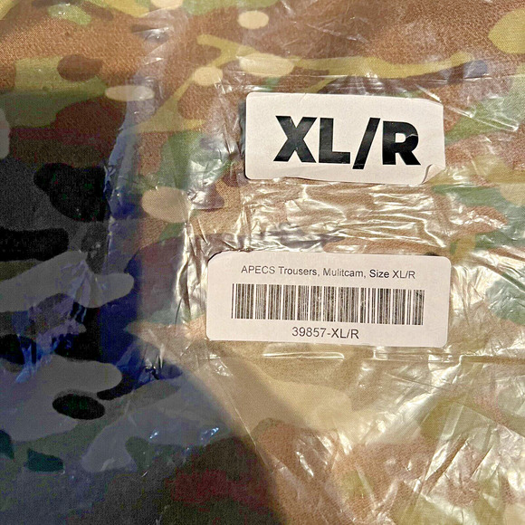 Air Force/Army MULTICAM TROUSERS APECS Rain Pants XLarge/Regular Hunting - Picture 3 of 4